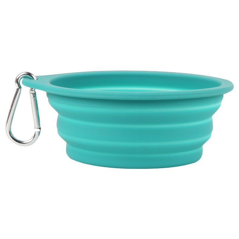 Outdoor Dog Folding Bowl Silicone Pet Bowl Drinking And Eating Dual-purpose Bowl Portable Dog Basin - Image 5