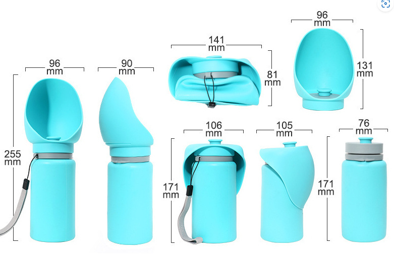 Folding Pet Outdoor Walking Mug Portable Travel Water Bottle Puppy Cats Dogs Drinking Water Dispenser Cup Supplies - Image 6