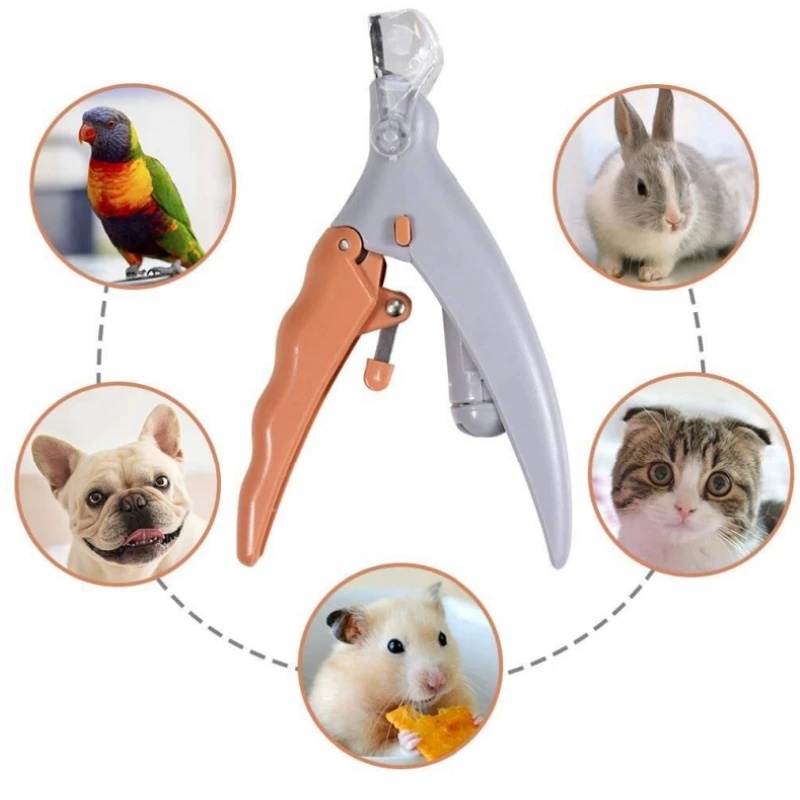 Dog Cat Pet Grooming Supplies Pet Nail Clipper LED Light Emitting Magnifiable Special Nail Clipper Multi Function Nail Trimmer - Image 5