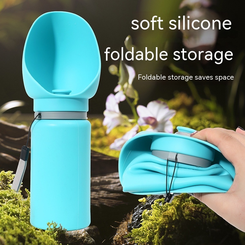 Folding Pet Outdoor Walking Mug Portable Travel Water Bottle Puppy Cats Dogs Drinking Water Dispenser Cup Supplies - Image 2
