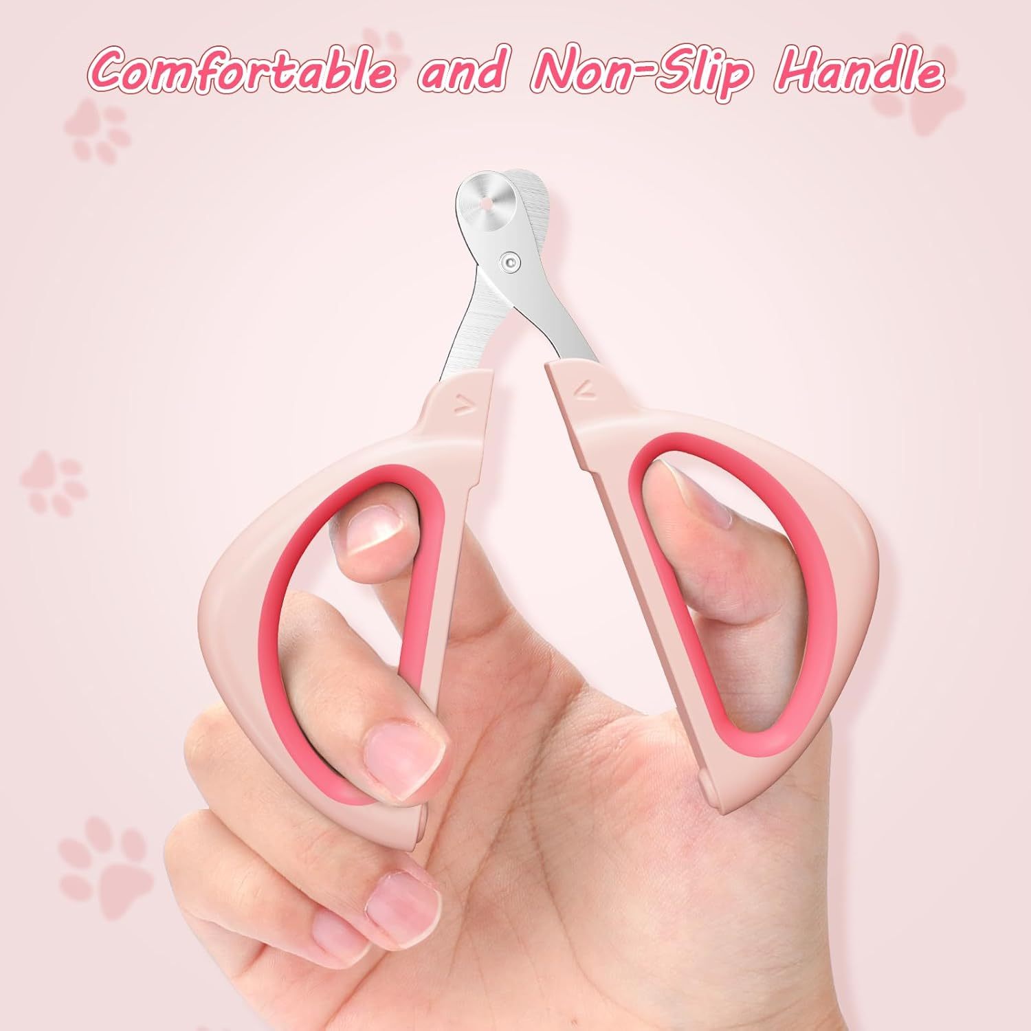 Cat Nail Clipper Cat Nail Trimmer With Positioning Round Hole Sharp Non Slip Handle Cat Claw Clipper Safe Indoor Cat Nail Clipper Pet Nail Clipper For Cats, Puppies And More Animals - Image 3