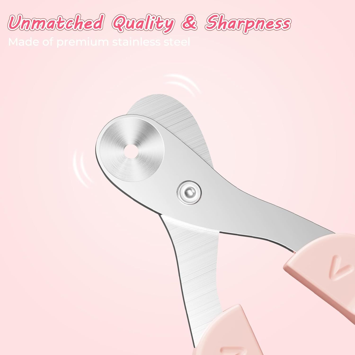 Cat Nail Clipper Cat Nail Trimmer With Positioning Round Hole Sharp Non Slip Handle Cat Claw Clipper Safe Indoor Cat Nail Clipper Pet Nail Clipper For Cats, Puppies And More Animals - Image 6